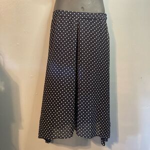 Outback Red navy blue polka dot skirt